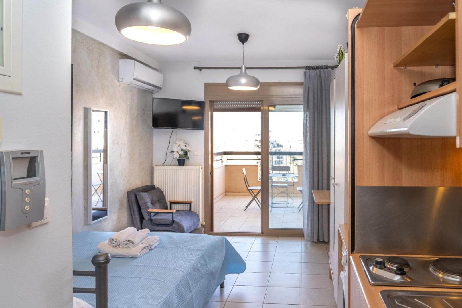 Kosmos Service Apartment Beautiful Studio 3 With Additional Cost Parking Thessaloniki Buitenkant foto